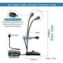USB Recording Microphone, Computer PC Podcast Condenser Cardioid Mic with Mute Button & LED Indicator for Laptop, Mac, PS4 - Vocal, Podcasting, Skype, YouTube, Games, Streaming (JV603PRO)