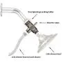 G-promise 100% Solid Metal Shower Arm Diverter for Hand Held Showerhead and Fixed Spray Head ∣ G 1/2 Two-Way Bathroom Universal Shower System Replacement Part (Brushed Nickel) G-promise 100% Solid Metal Shower Arm Diverter for Hand Held Showerhead and Fixed Spray Head ∣ G 1/2 Two-Way Bathroom Universal Shower System Replacement Part (Brushed Nickel)