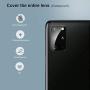 S20 Plus Camera Protector,JanCalm Upgraded Metal Frame NO Glare HD Clear,Anti-Scratch Fingerprint-Resistant Bubble-Free Tempered Glass Designed for Samsung Galaxy S20 Plus / S20+ 5G (2 Pack) (Black)