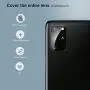 S20 Plus Camera Protector,JanCalm Upgraded Metal Frame NO Glare HD Clear,Anti-Scratch Fingerprint-Resistant Bubble-Free Tempered Glass Designed for Samsung Galaxy S20 Plus / S20+ 5G (2 Pack) (Black)