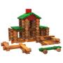 LINCOLN LOGS – Classic Meetinghouse - 117 Parts - Real Wood Logs - Ages 3+ - Collectible Tin - Best Retro Building Gift Set for Boys/Girls – Creative Construction Engineering – Preschool Education Toy