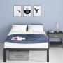 ZINUS Lorrick Metal Platform Bed Frame / Mattress Foundation / Easy, Bolt Free Assembly, Queen