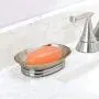 mDesign Metal Bathroom Vanity Countertop Accessory Set - Includes Refillable Soap Dispenser, Divided Toothbrush Stand, Tumbler Rinsing Cup, Soap Dish - 4 Pieces - Brushed Stainless Steel mDesign Metal Bathroom Vanity Countertop Accessory Set - Includes Refillable Soap Dispenser, Divided Toothbrush Stand, Tumbler Rinsing Cup, Soap Dish - 4 Pieces - Brushed Stainless Steel