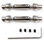 Alician 2pcs/Set HengLong WPL B1 B-1 B14 B-14 B24 B-24 C14 C-14 1/16 Military Truck RC Car Spare Parts Upgrade Metal Transmission Shaft