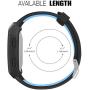 SKYLET Compatible with Fitbit Ionic Bands for Men with Case, Soft Replacement Sport Wristband Compatible with Fitbit Ionic Smart Watch with Metal Clasp Men Women Black (No Tracker)