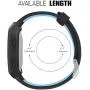 SKYLET Compatible with Fitbit Ionic Bands for Men with Case, Soft Replacement Sport Wristband Compatible with Fitbit Ionic Smart Watch with Metal Clasp Men Women Black (No Tracker)