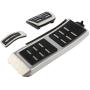 ROADFAR Drill Free Aluminum Fuel Accelerate Brake at Pedals Covers Compatible with 1992-2019 AUDI A4 S4 A5 A6 Q5 S5 A7 at Metal Aluminum Fuel Sports Pedal Full Set Accel