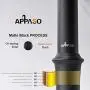 3 Hole Matte Black Widespread Bathroom Sink Faucet, 2 Handle Lavatory Vessel Faucets with Pop Up Drain Assembly and Soap Dispenser, APPASO