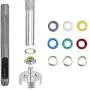 Witlans 600 Sets Metal Grommet Kit,3/16 Inch Multi-Color Eyelets Grommets Set with 3 Installation Tools for Shoes Clothes Bags Canvas Leather DIY Crafts (12 Colors)