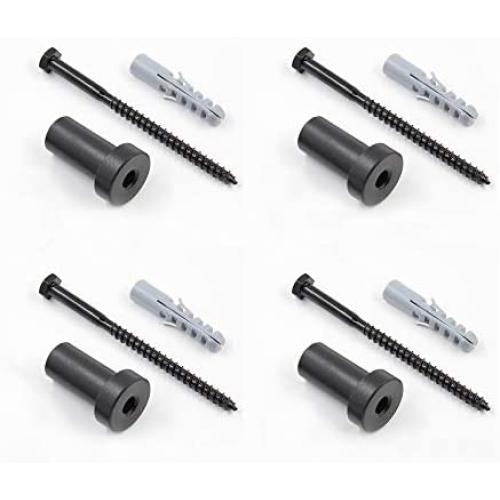 ZEKOO (4 PCS with Screws)Sliding Barn Door Hardware Longer Washer Assemblies Connecting Device Metal Steel Track Connector 2 inches Spacer Use for Door-Frame