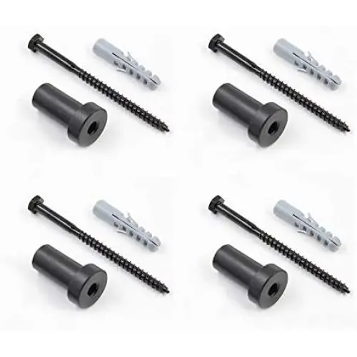 ZEKOO (4 PCS with Screws)Sliding Barn Door Hardware Longer Washer Assemblies Connecting Device Metal Steel Track Connector 2 inches Spacer Use for Door-Frame ZEKOO (4 PCS with Screws)Sliding Barn Door Hardware Longer Washer Assemblies Connecting Device Metal Steel Track Connector 2 inches Spacer Use for Door-Frame