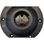 Class A Customs | 2 Pack | 27.5'' Black Metal Table Leg, with 2 Black Surface Mount Plastic Bases (2 Black Legs, 4 Black Surface Mount Bases)