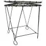 AuldHome Vintage Laundry Basket (Black), French Country DECORATIVE Wire Folding Laundry Hamper AuldHome Vintage Laundry Basket (Black), French Country DECORATIVE Wire Folding Laundry Hamper