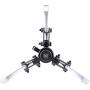 Yescom 10 Ton Hydraulic Gear Puller Wheel Bearing Pulling Separator 3 in 1 Pump Oil Tube Drawing Machine w/Case