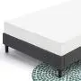 ZINUS Curtis Upholstered Platform Bed Frame / Mattress Foundation / Wood Slat Support / No Box Spring Needed / Easy Assembly, Grey, Full ZINUS Curtis Upholstered Platform Bed Frame / Mattress Foundation / Wood Slat Support / No Box Spring Needed / Easy Assembly, Grey, Full