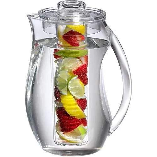 Prodyne Fruit Infusion Flavor Pitcher, 2.9 qt clear, 93 oz Prodyne Fruit Infusion Flavor Pitcher, 2.9 qt clear, 93 oz