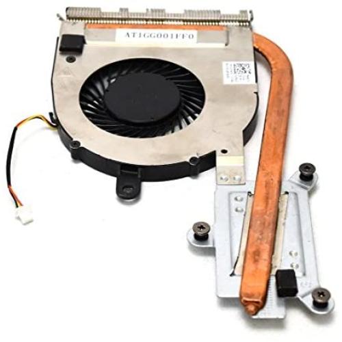 2FW2C Dell Inspiron 14 / 15 5000 Series Laptop UMA Heatsink Fan Assy AT1GG01FF0 CPU Cooling DC5V Fan 5.2CFM .5A FCN DFS541105FC0T with 3Pin 3Wire 2'' Cbl Copper Thermal Management Heat Control WYN50