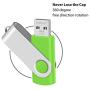 Enfain 256MB USB Flash Drive, 10 Pack, Green