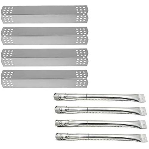 Gloryshine Replacement KIT Burners Tubes, Stainless Steel Heat Plates Tents Shields for Nexgrill 720-0783C, 720-0783E Gas Grill