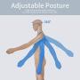 Male Mannequin Torso Dress Form Mannequin Body 73 Inches Adjustable Dress Model Male Full Body Mannequin Stand Realistic Display Mannequin Head Metal Base