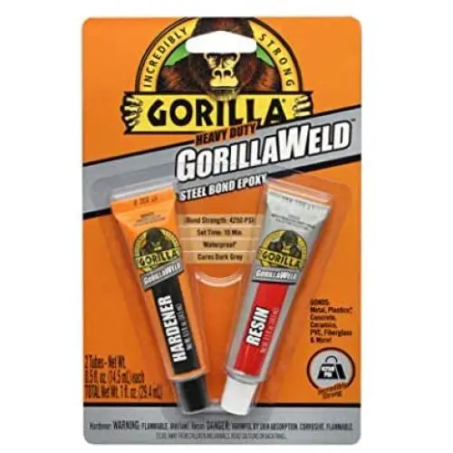 Gorilla Heavy Duty GorillaWeld Steel Bond 2-Part Epoxy, (Pack of 1)