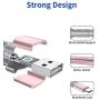 Micro USB Cable Android Charger, JSAUX (2-Pack 6.6FT) Micro USB Android Charger Cable Nylon Braided Cord Compatible with Galaxy S7 S6 J7 Edge Note 5, Kindle. MP3 and More-Pink