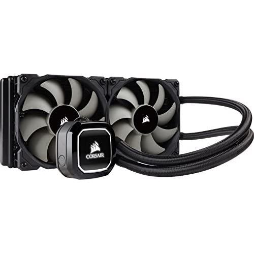 Corsair Hydro H100 x 240 mm Radiator Dual 120 mm PWM Fans Liquid CPU Cooler - Black