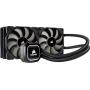 Corsair Hydro H100 x 240 mm Radiator Dual 120 mm PWM Fans Liquid CPU Cooler - Black