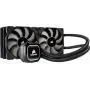 Corsair Hydro H100 x 240 mm Radiator Dual 120 mm PWM Fans Liquid CPU Cooler - Black
