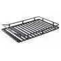 AKDSteel Model Car Parts, Professional Roof Rack Luggage Carrier with 6 LED Light for 1/10 RC Crawler for D90 for Axial Scx10 for RC Cars Toy Parts