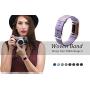 hooroor Canvas Woven Band Compatible for Fitbit Charge 4 / Charge 3 Bands and Charge 3 SE Band, Soft Breathable Fabric Cloth Replacement Wristbands Sports Accessories Small Large for Women Men