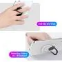 (2 Pack) ZIYE Phone Ring Holder Finger Kickstand, 360° Rotation Metal Ring Grip Holder for Magnetic Car Mount Compatible with All Smartphone (Black&White)