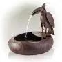 Alpine Corporation Metal Toucan Fountain - Outdoor Water Fountain for Garden, Patio, Deck, Porch - Yard Art Decor Alpine Corporation Metal Toucan Fountain - Outdoor Water Fountain for Garden, Patio, Deck, Porch - Yard Art Decor