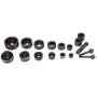 Yescom 10 Ton Hydraulic Knockout Punch Hole Driver Kit Complete Tool Set with 6 Dies