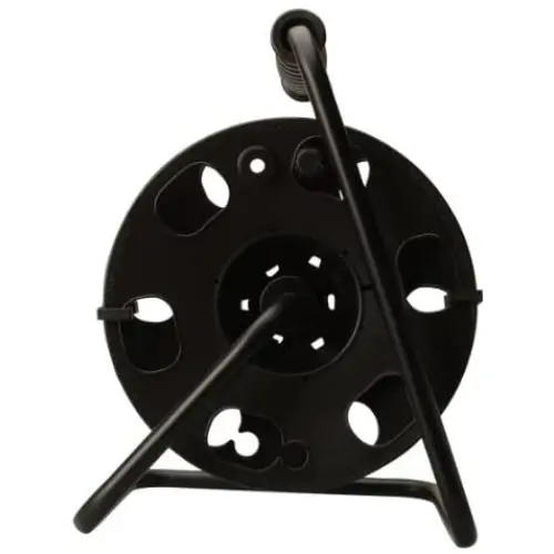 Woods 22849 Metal Extension Cord Reel Stand In Black, Heavy Duty, Quick Snap Together Design, Sturdy and Durable Stand, Easy to Grip Handles, Holds Up To 100 Feet, 14/3 Gauge Cord Woods 22849 Metal Extension Cord Reel Stand In Black, Heavy Duty, Quick Snap Together Design, Sturdy and Durable Stand, Easy to Grip Handles, Holds Up To 100 Feet, 14/3 Gauge Cord