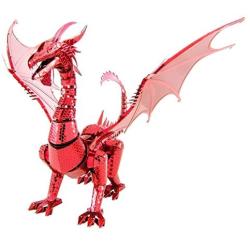 Fascinations Metal Earth ICONX Red Dragon 3D Metal Model Kit