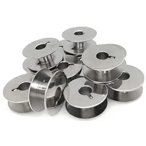 Fbshicung 50pk Metal''L'' Bobbins Compatible with Sewing Machine Brother Baby Lock Juki- (55623S) - (SA159) - (H12413002) Fbshicung 50pk Metal''L'' Bobbins Compatible with Sewing Machine Brother Baby Lock Juki- (55623S) - (SA159) - (H12413002)
