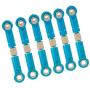LoveinDIY 6Pcs Adjustable Metal Steering Linkage Servo Link Pull Rod Turnbuckle for WLtoys A959-B A969 A979 K929 1/18 RC Car Upgrade Parts