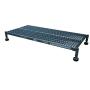 Cotterman 2 1/2'' rubber pad ladder feet , package of four (4) pads with four (4) bolts and four (4) washers fits TiltNRoll, Straddle Base TiltNRoll, TAP, Work Platforms, rolling metal ladders.