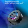 Bticx Phone Cooler, Silent Mobile Phone Cooling Fan, Effective Heat Dissipation, Portable Magnetic Heatsink for Mobile Phones Tablets Over 4.5 inches - Gift for Game Lover