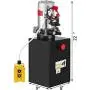 Mophorn Hydraulic Pump 12 Quart Hydraulic Power Unit Single Acting Hydraulic Power Unit with Steel Reservoir for Dump Trailer Truck Car Lift Unit 12V DC (Steel, 12 Quart Single Acting)