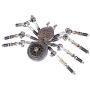 Haoun 3D Metal Puzzle for Teens and Adults, DIY Assembly Insect Model Stainless Steel Model Kit Jigsaw Puzzle Brain Teaser Mechanical Educational Toy, Desk Ornament -Spider