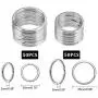 UNICRAFTALE 100pcs 20mm/25mm Split Key Rings Stainless Steel Key Ring Metal Split Key Chain Ring Parts Stainless Steel Color Flat Key Chain Rings for Home Keys Organization UNICRAFTALE 100pcs 20mm/25mm Split Key Rings Stainless Steel Key Ring Metal Split Key Chain Ring Parts Stainless Steel Color Flat Key Chain Rings for Home Keys Organization