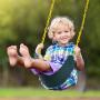 Lovely Snail Swing Seat 2 Pack Heavy Duty Swing Set Swings with Carabiners, Playground Playset Accessories Replacement Fully Assembled for Outdoor Backyard