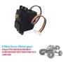 Binory Upgrade Parts 5 Wire Metal Gear Servo for Feiyue FY01/FY02/FY03/FY04/FY05 RC Car