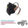 Shimigy Upgrade Parts 5 Wire Metal Gear Servo for Feiyue 1:12 FY01/FY02/FY03/FY04/FY05 RC Car