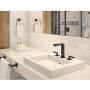 Symmons SLW-3612-MB-1.0 Duro Widespread 2-Handle Bathroom Faucet with Drain Assembly in Matte Black (1.0 GPM)