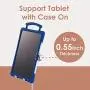ELECOM Aluminum Tablet Stand with Headphone Holder, Cable Clip Organizer, Adjustable Tilt Angle, Anti-Slip Base (TB-DSCHHPALSV)
