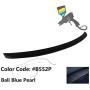 IKON MOTORSPORTS Trunk Spoiler Compatible With 2008-2012 Honda Accord Coupe 2-Door, Factory Style Painted #B552P Bali Blue Pearl ABS Rear Wing