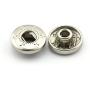 60 Sets 10mm Metal Snap Fasteners Press Stud Rounded Sewing Rivet Buttons Clothing Leather Craft DIY Poppers Silver